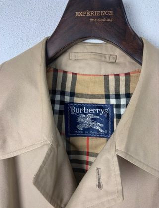 Gabardina Burberrys Beige Clásica Vintage