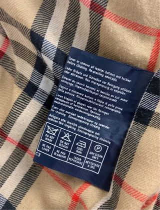 Gabardina Burberrys Beige Clásica Vintage