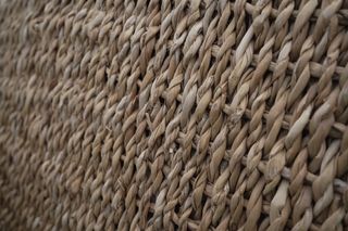 Puffs / cojines grandes de fibra natural