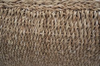 Puffs / cojines grandes de fibra natural