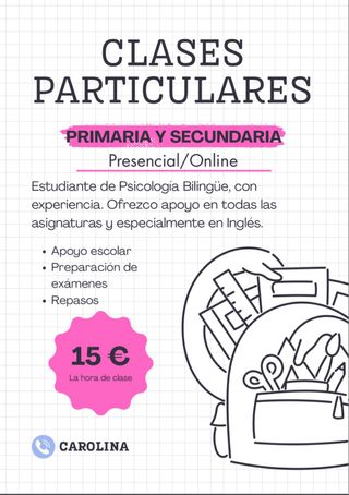 Clases particulares e Ingles