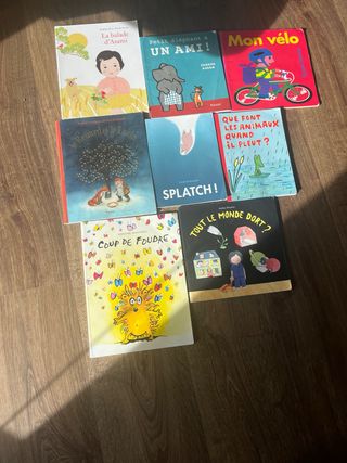 Lote de 8 libros infantiles en francés