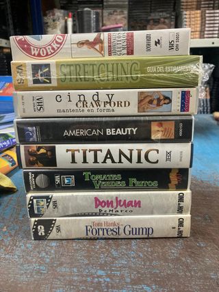 Pack 8 VHS Cine: Comedia, Drama, Fitness