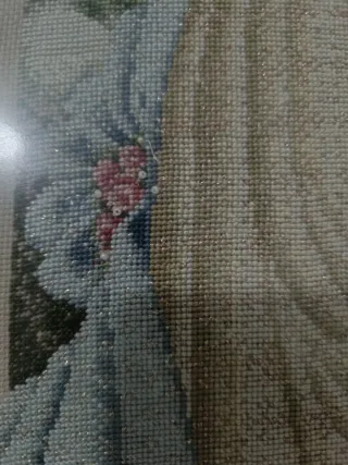 Cuadro Punto de Cruz Dama Victoriana