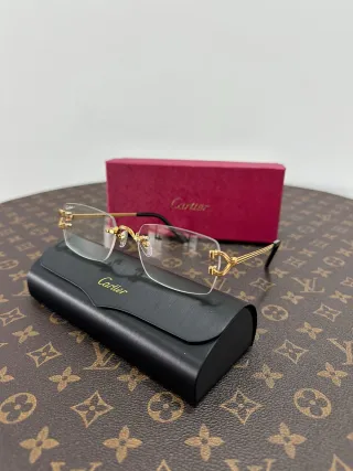 Gafas Cartier Montura Dorada