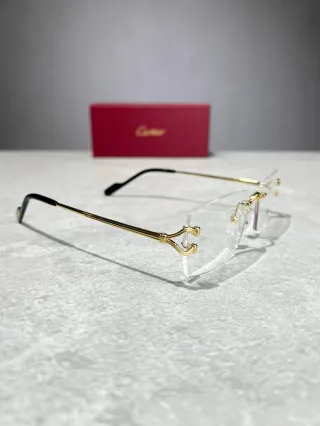 Gafas Cartier Montura Dorada