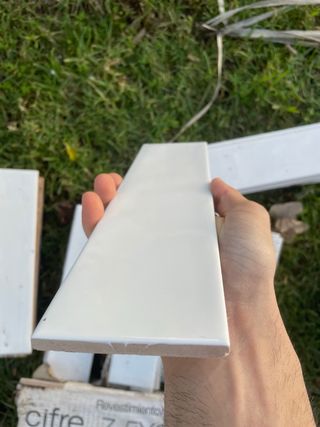 Baldosas Cifre Blancas Cocina 7.5x30