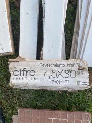 Baldosas Cifre Blancas Cocina 7.5x30