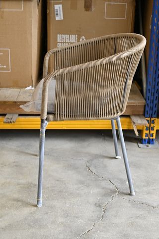 Sedia Yanet corda color terracotta