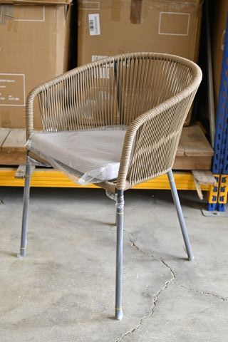 Sedia Yanet corda color terracotta