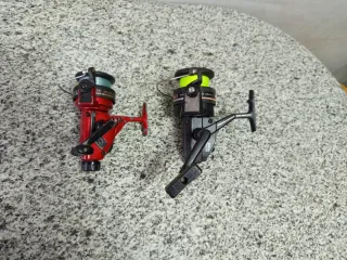 Abu Cardinal 555 y 558 GLX 2 carretes de pesca.