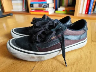 Zapatillas Vans Skate Negras y Marrones