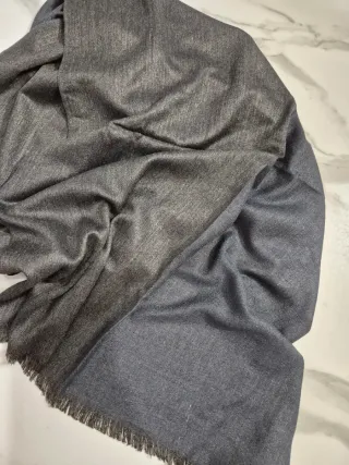 Sciarpa J.K. ACCESSORI bicolor blu/grigio