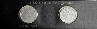 2 Monete Argento Juan Carlos I 1987 E Prove