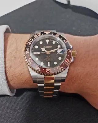 Reloj Seiko GMT Root Beer bicolor