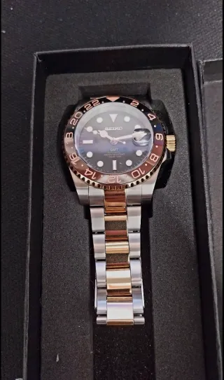 Reloj Seiko GMT Root Beer bicolor