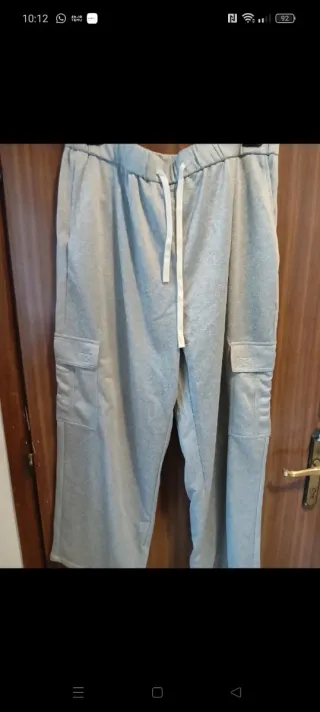 Pantaloni uomo grigi cargo