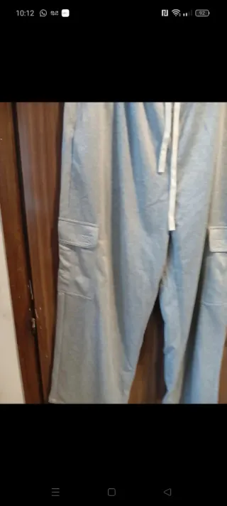 Pantaloni uomo grigi cargo
