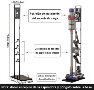 Foho Metal Soporte Organizador Compatible Dyson