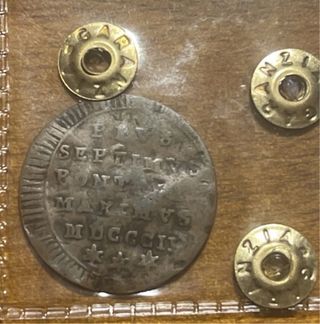 STATO PONTIFICIO PIO VII QUATTRINO 1822