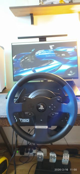 Volante Thrustmaster T150 Pro + Pedales T3PA