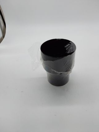 WOLFPACK LINEA PROFESIONAL - Riduzione Stufa Smaltata Nero da 120 a 100 mm.