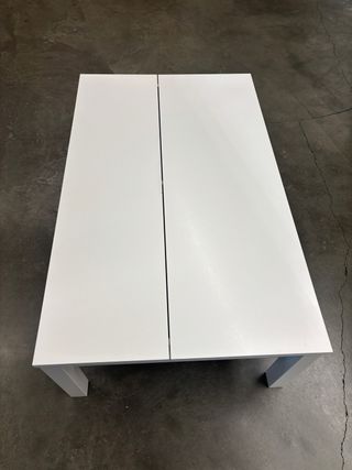 Mesa de centro blanca extensible Ikea