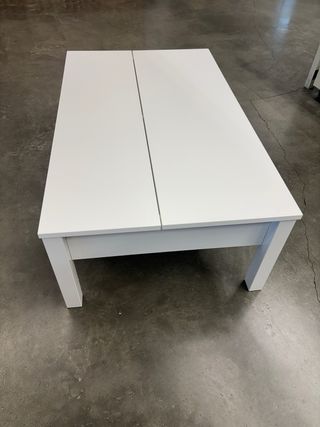 Mesa de centro blanca extensible Ikea