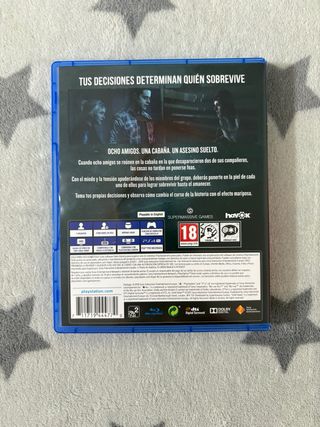 Until Dawn PS4 - Juego terror