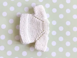 Maglioncino bianco bambola Blythe