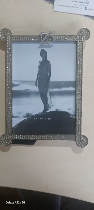 Cornice 25° Anniversario Argento