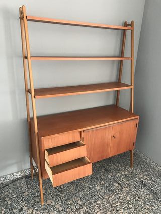 Estantería Sueca Madera Años 50