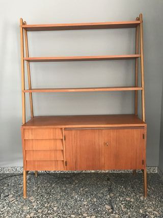 Estantería Sueca Madera Años 50
