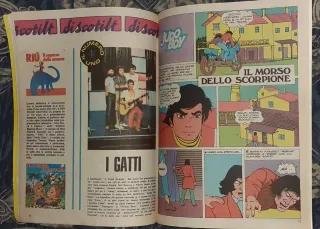Rivista a fumetti anni 80 la Banda dei TV ragazzi