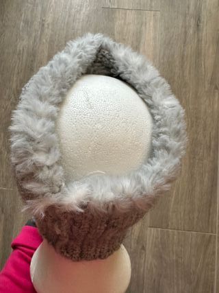 Fascia capelli / Scaldacollo maglia grigio