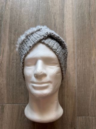 Fascia capelli / Scaldacollo maglia grigio