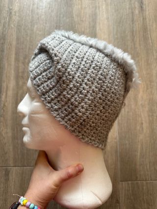 Fascia capelli / Scaldacollo maglia grigio