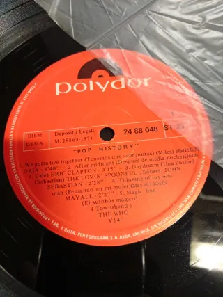 Vinilo LP doble pop history