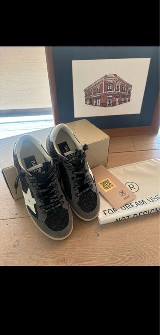 Golden Goose Sneakers Negras y Grises