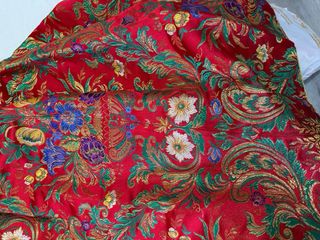 Traje de Fallera Rojo y Dorado