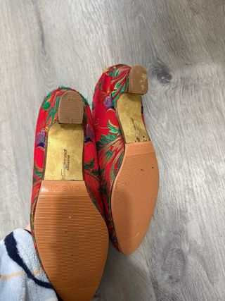 Traje de Fallera Rojo y Dorado