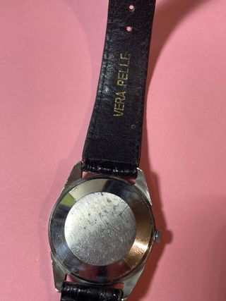 Orologio vintage cinturino nero