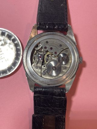 Orologio vintage cinturino nero