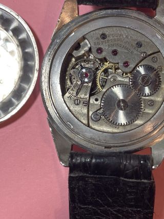 Orologio vintage cinturino nero