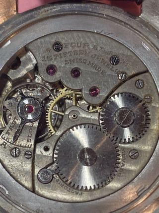 Orologio vintage cinturino nero