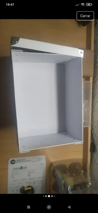 2 Cajas decoración/Almacenaje Blancas Ikea