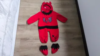 Disfraz de demonio para bebé talla 12/24 meses