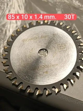 3 x Disco sierra 85x10x1.4