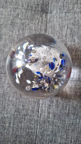 Pisapapeles de cristal vintage