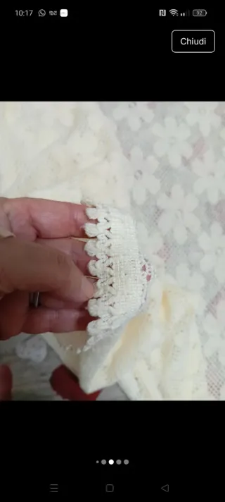 Copriletto matrimoniale bianco floreale